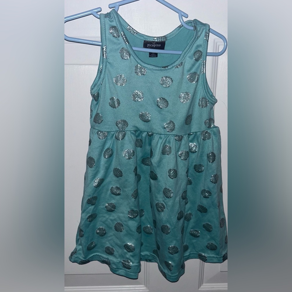Picapino brand 3t Girls sleeveless Shell Dress